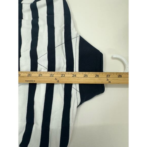 Onque Casuals Womens Jacket Size Large Navy Striped Long Sleeve Zip Up NWTs - Picture 9 of 11